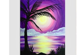 Paint Nite: Tropical Purple Sunset